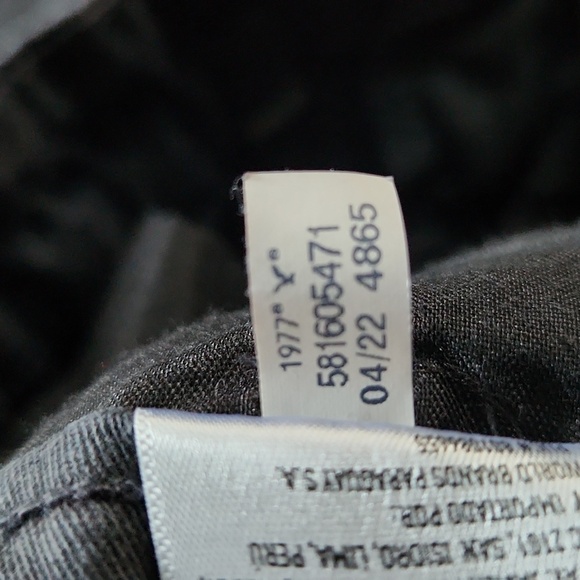 American eagle black stretch khaki soft chino wide leg cropped capri 12 - Picture 6 of 7